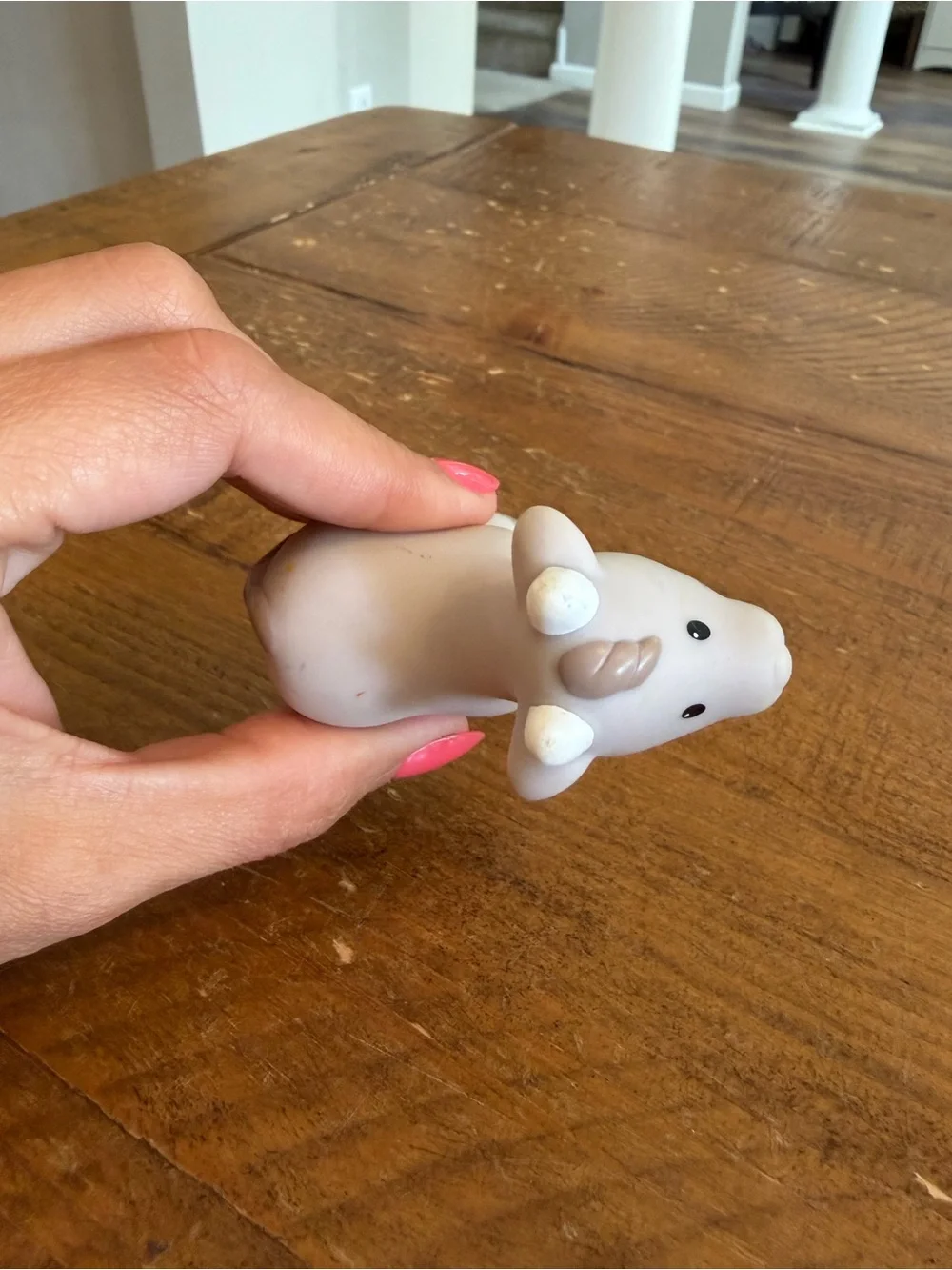 Fisher Price Little People grey goat as is